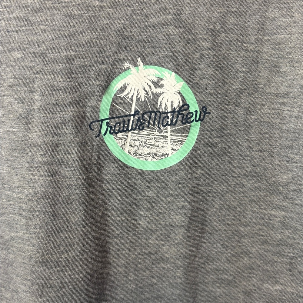 Travis Mathew Charcoal Short Sleeve Tee - Picture 2 of 5
